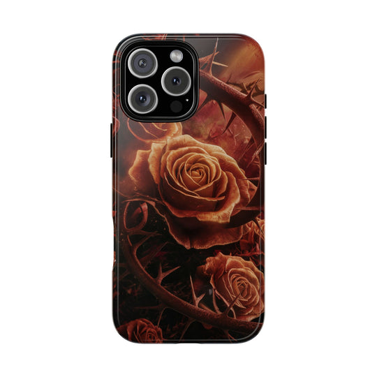 Gothic Roses Phone Case Phone Case Printify