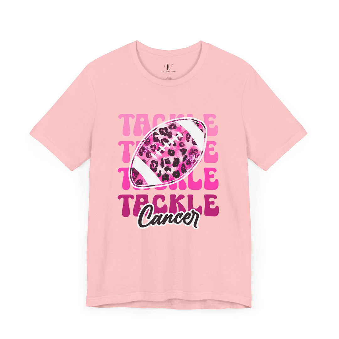 Tackle Breast Cancer Football T-Shirt