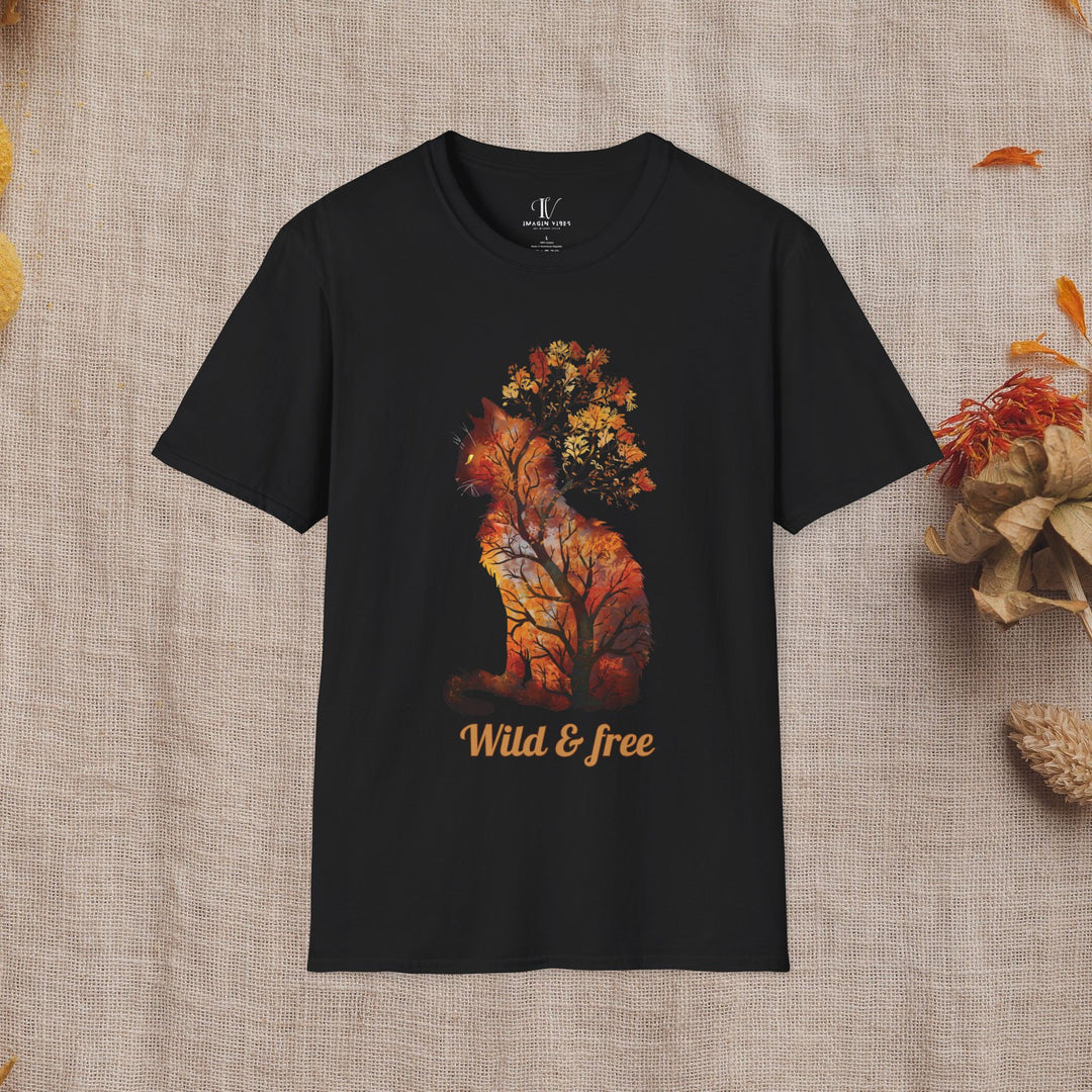 Wild & Free: Feline Fall T-Shirt