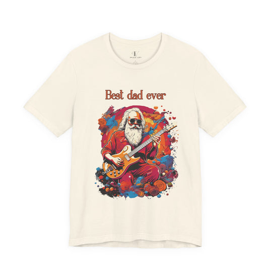 Guitar Dad Tee - Unisex Jersey Short Sleeve T-Shirt Printify Natural XS