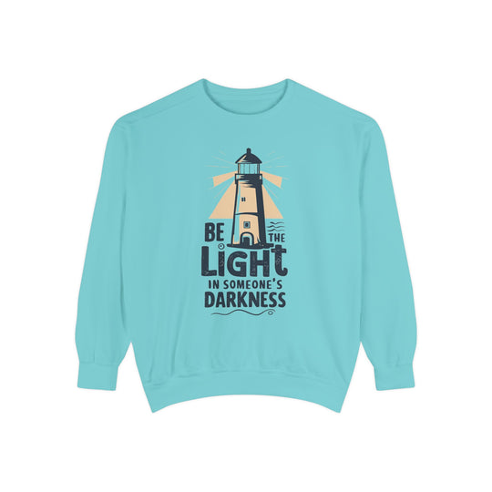 Lightkeeper Sweatshirt - Be the Light in Someone's Darkness Sweatshirt Printify Chalky Mint S