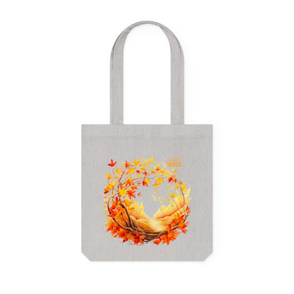 Fall Tote Bag | Autumn Vibes Tote Bag | Fall Tote Bag | Autumn Shopping Bag Bags Heather Grey 14.6" x 15.4" 