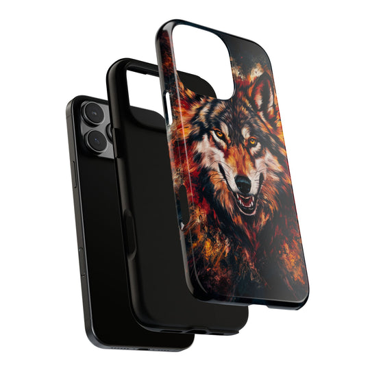 Wolf Tough Cases - Powerful and Vibrant Wolf Phone Case Printify