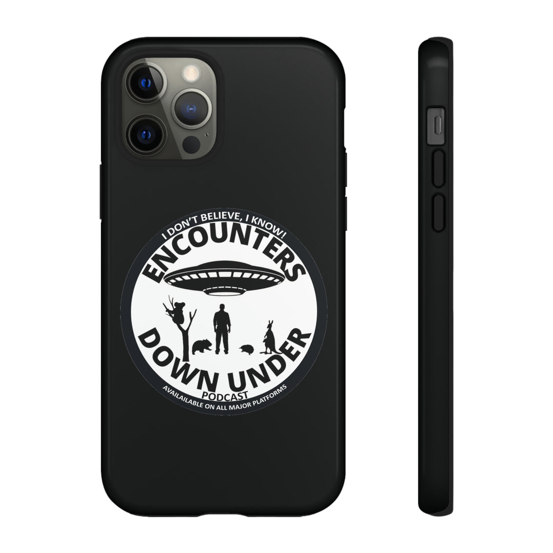 Encounters Down Under Podcast Tough Cases - Protect Your Tech with Podcast Swag Phone Case iPhone 12 Pro Glossy 