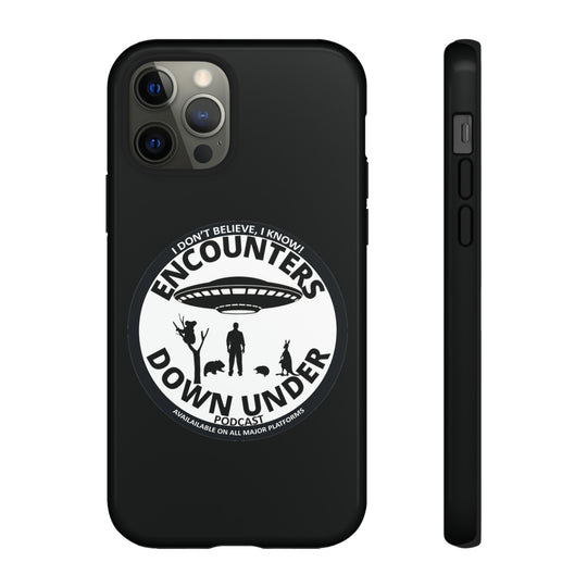 Encounters Down Under Podcast Tough Cases - Protect Your Tech with Podcast Swag Phone Case iPhone 12 Pro Glossy 