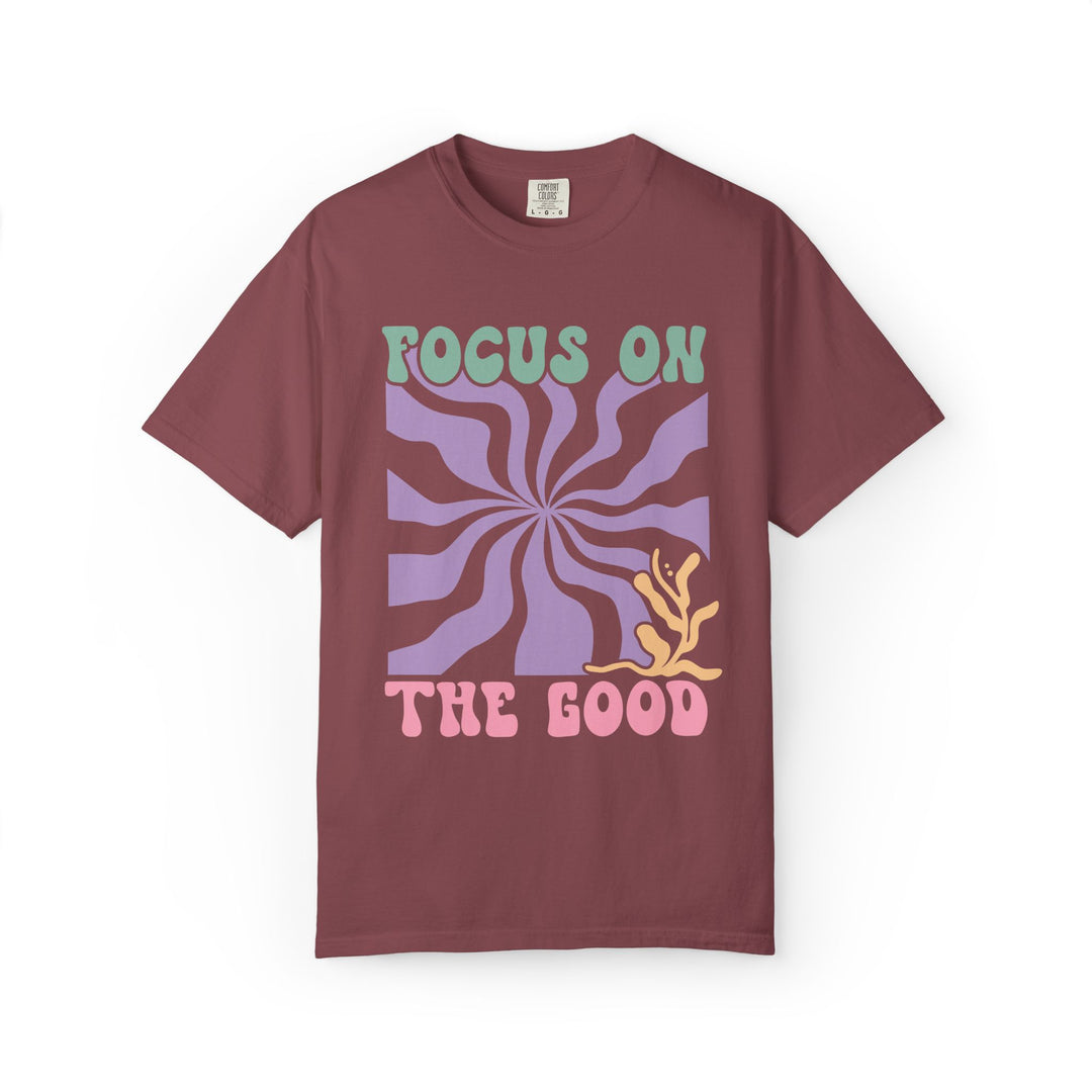 Focus on the Good: Inspirational Boho Tee T-Shirt Printify