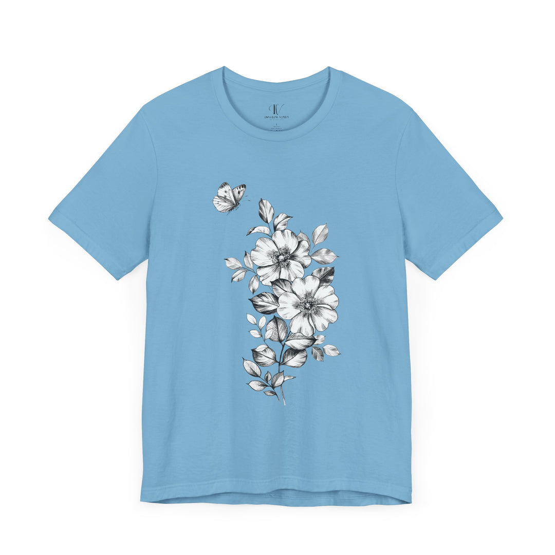 Rose and Butterfly Tee