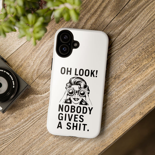 Phone Case - 'Oh Look Nobody Gives a Shit' Phone Case Printify