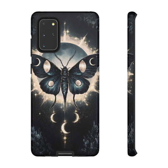 Phone Cases - Dark Academia Moth with Moon Phone Case Printify