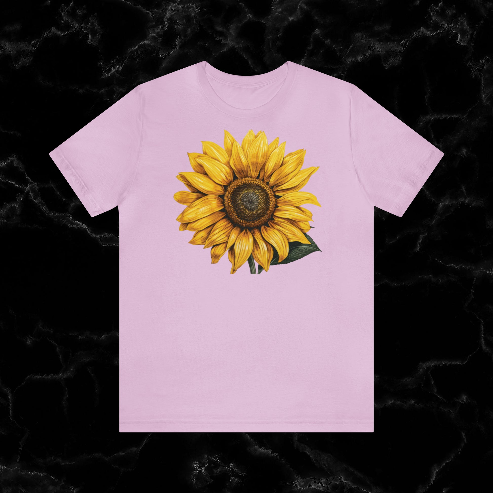 Sunflower Shirt Collection - Floral Tee, Garden Shirt, and Women's Fall Fashion Staples T-Shirt Lilac S 