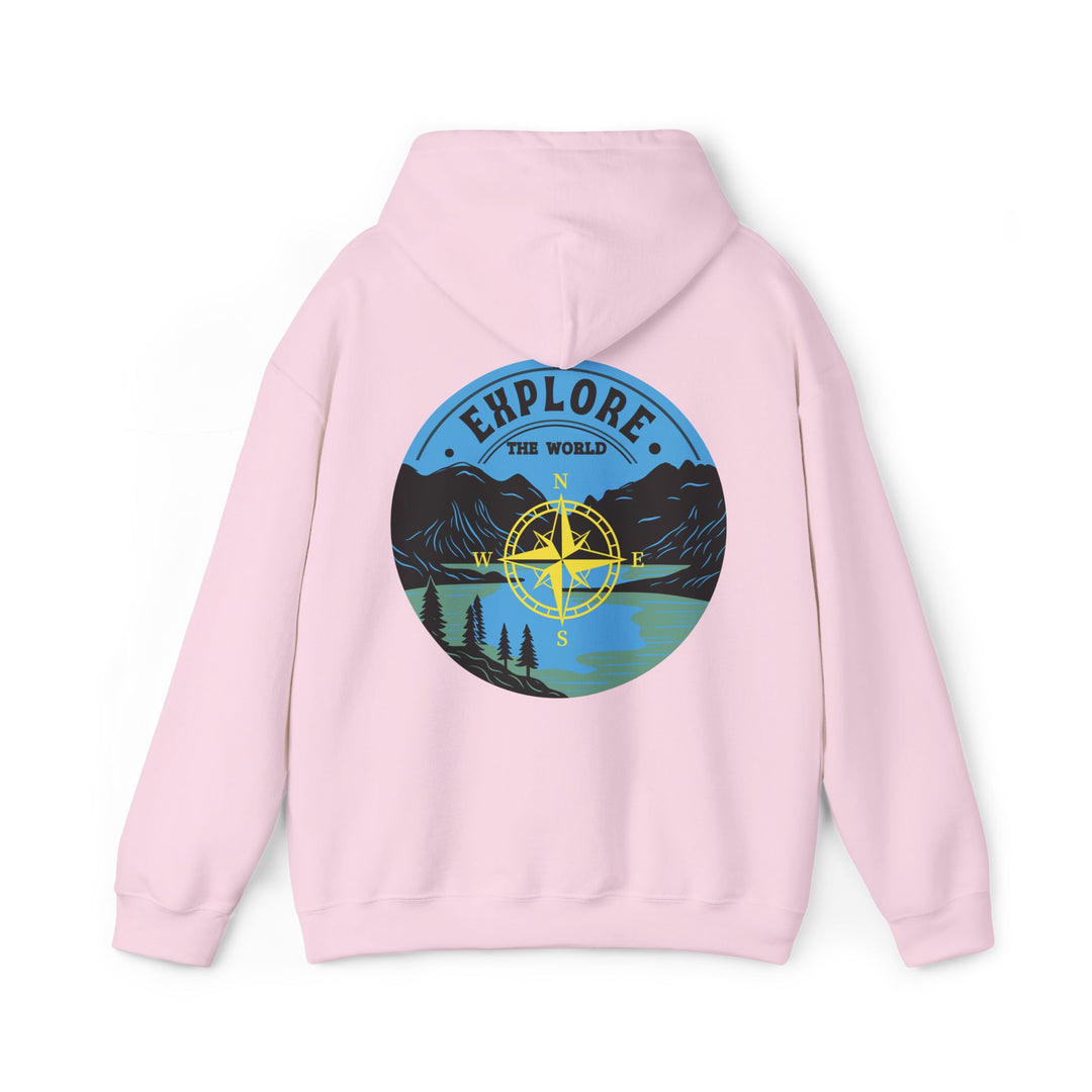"Explore the World" Adventure Hoodie Hoodie Printify