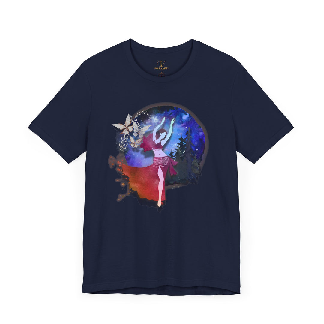 Belly Dancer Tee T-Shirt Printify Navy XS