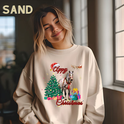 Appaloosa Sweatshirt, Appaloosa Lover Gift, Appy Christmas Sweatshirt   