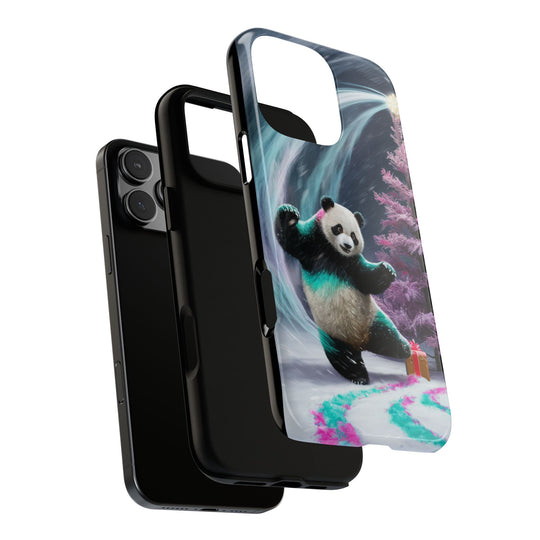 Christmas Panda Tough Case Phone Case Printify