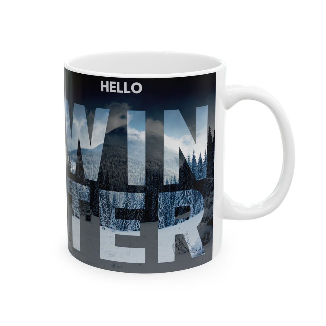 Hello Winter Ceramic Mug