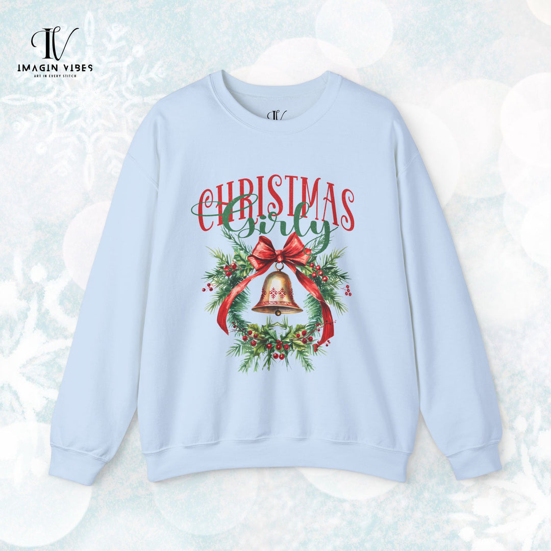 Christmas Girly Coquette Bow Sweatshirt