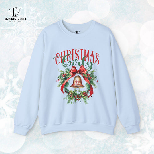 Christmas Girly Coquette Bow Sweatshirt