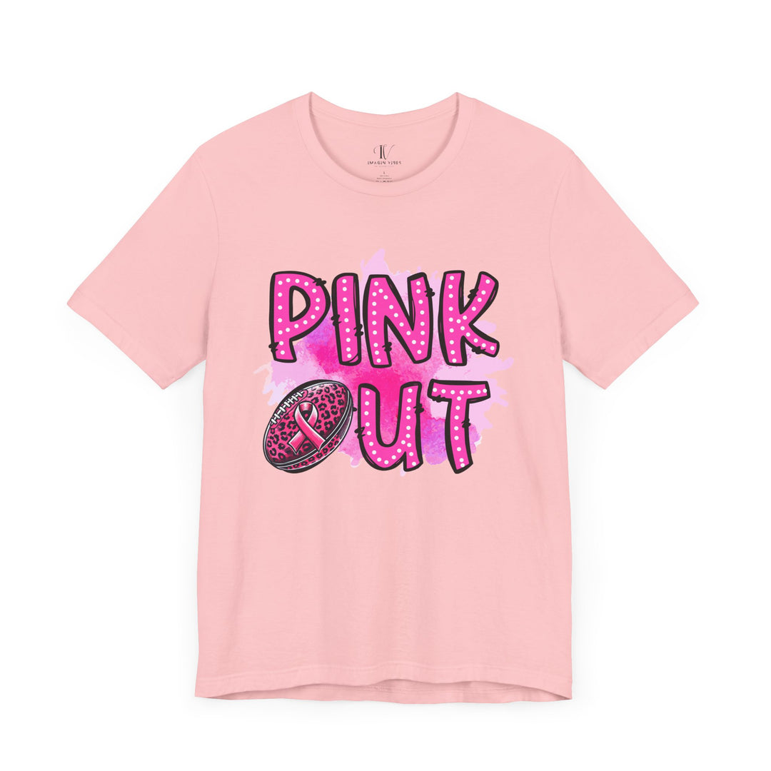 Pink Out Tackle Breast Cancer Football T-Shirt