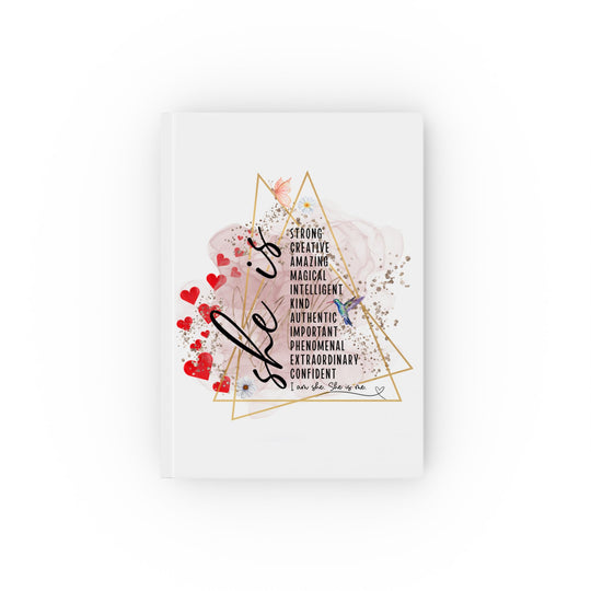 Empowering Self-Love Journal Paper products Printify