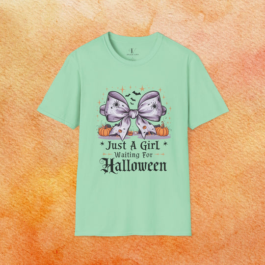 Just A Girl Waiting For Halloween T-shirt