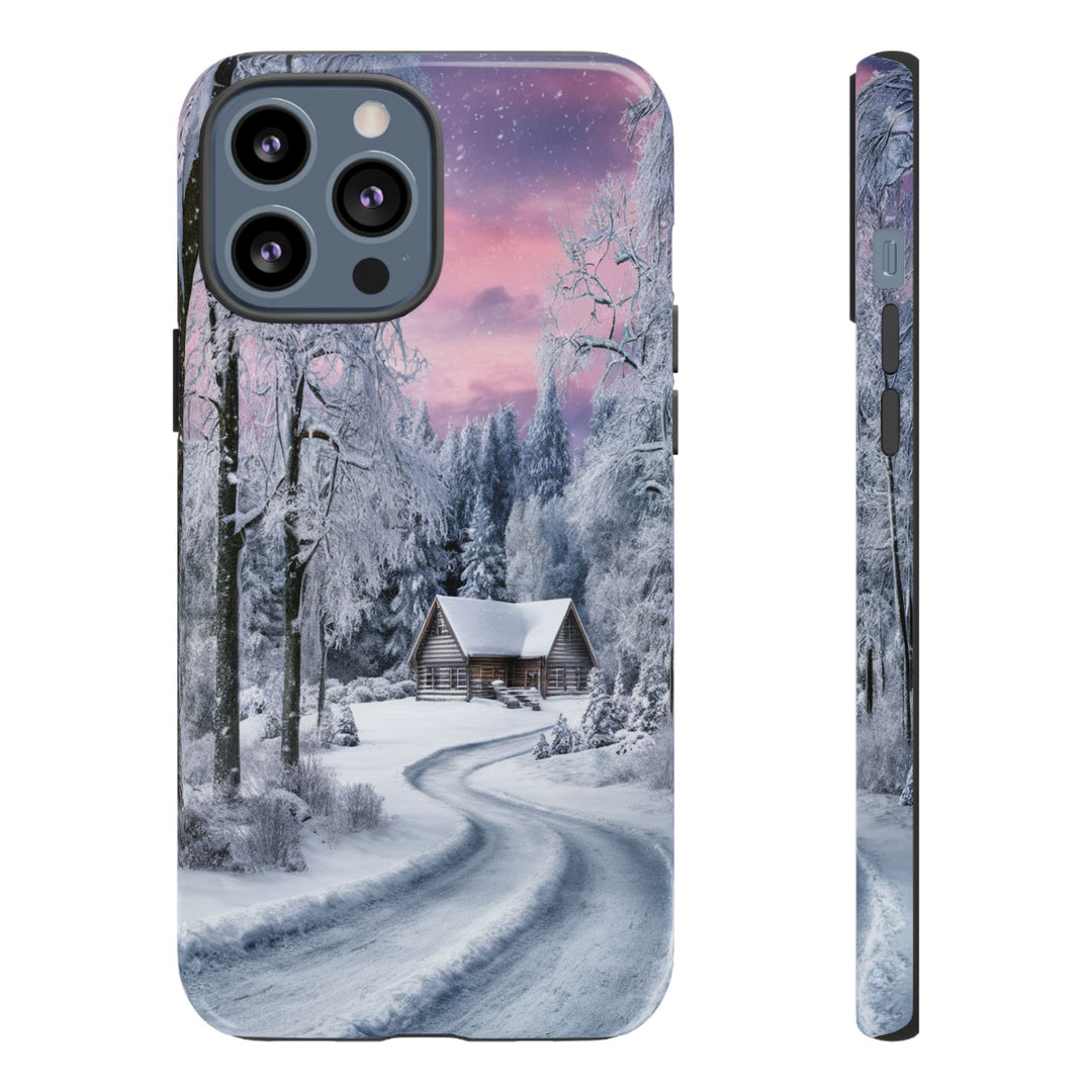 Phone Case - Winter Cabin Phone Case Printify iPhone 13 Pro Max Glossy