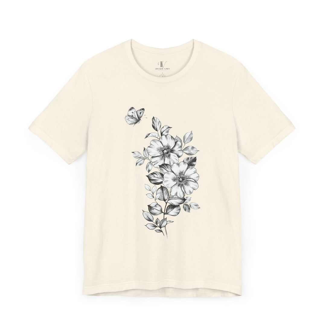 Rose and Butterfly Tee