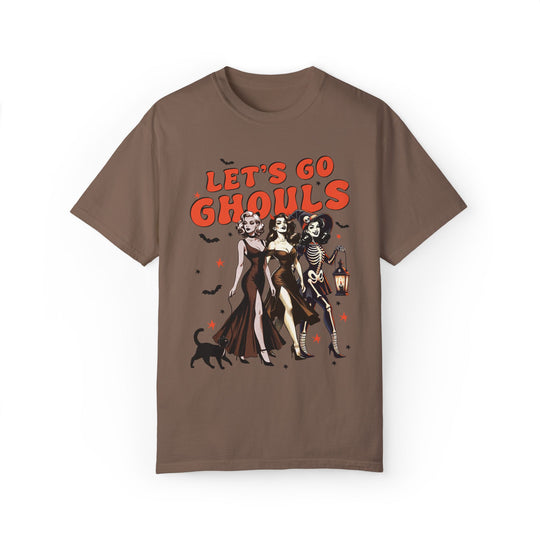 Let's Go Ghouls: Spooky Halloween T-Shirt T-Shirt Printify Espresso S