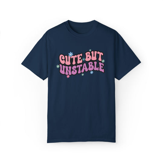 Cute But Unstable T-shirt T-Shirt Printify True Navy S