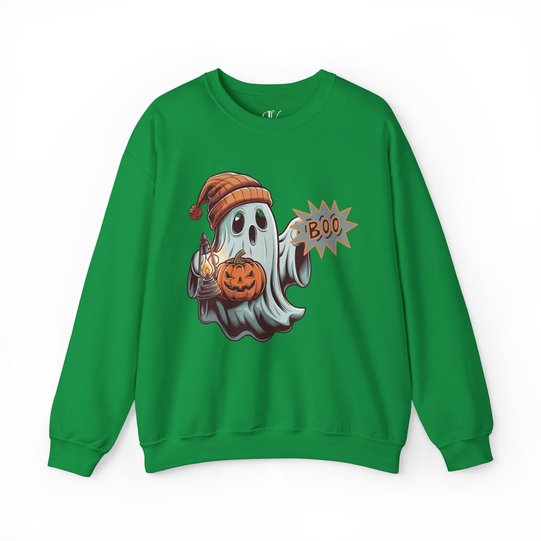 Boo! Cute Ghost Halloween Sweatshirt