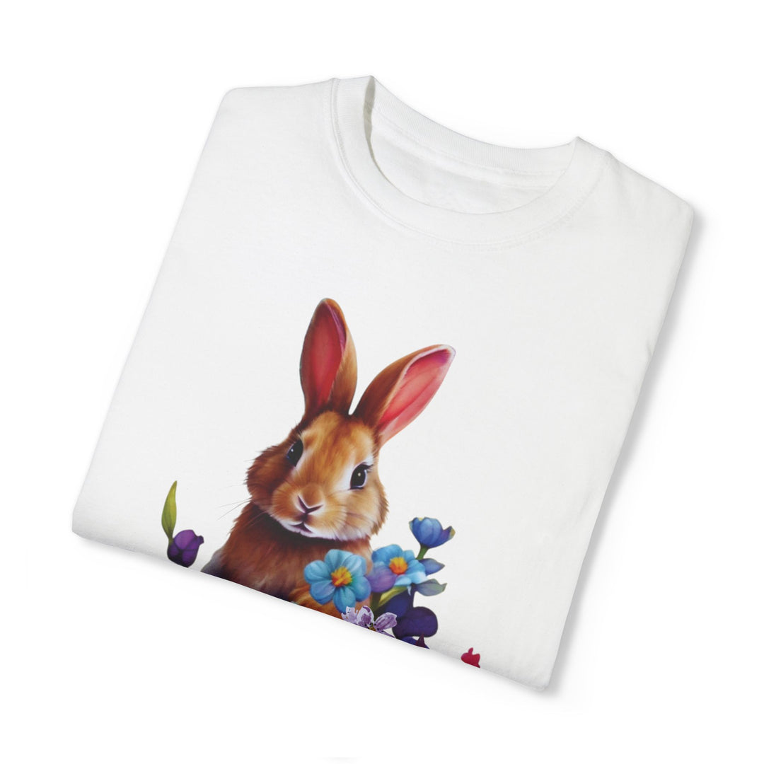 Bunny Springtime T-Shirt T-Shirt Printify