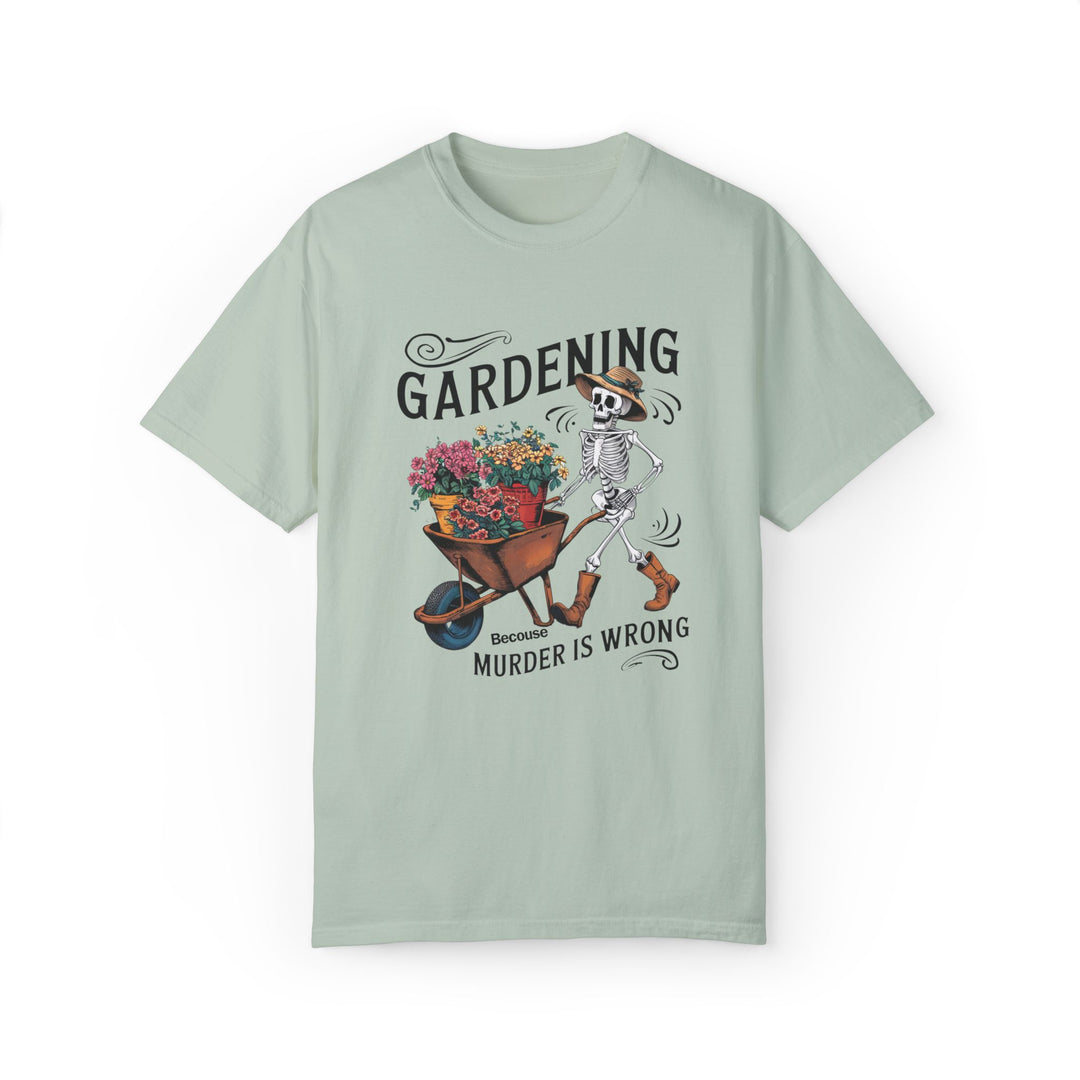 Skeleton Gardening T-shirt T-Shirt Printify Bay S