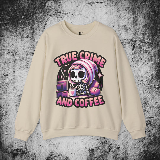 True Crime and Coffee: Skeleton Sweatshirt