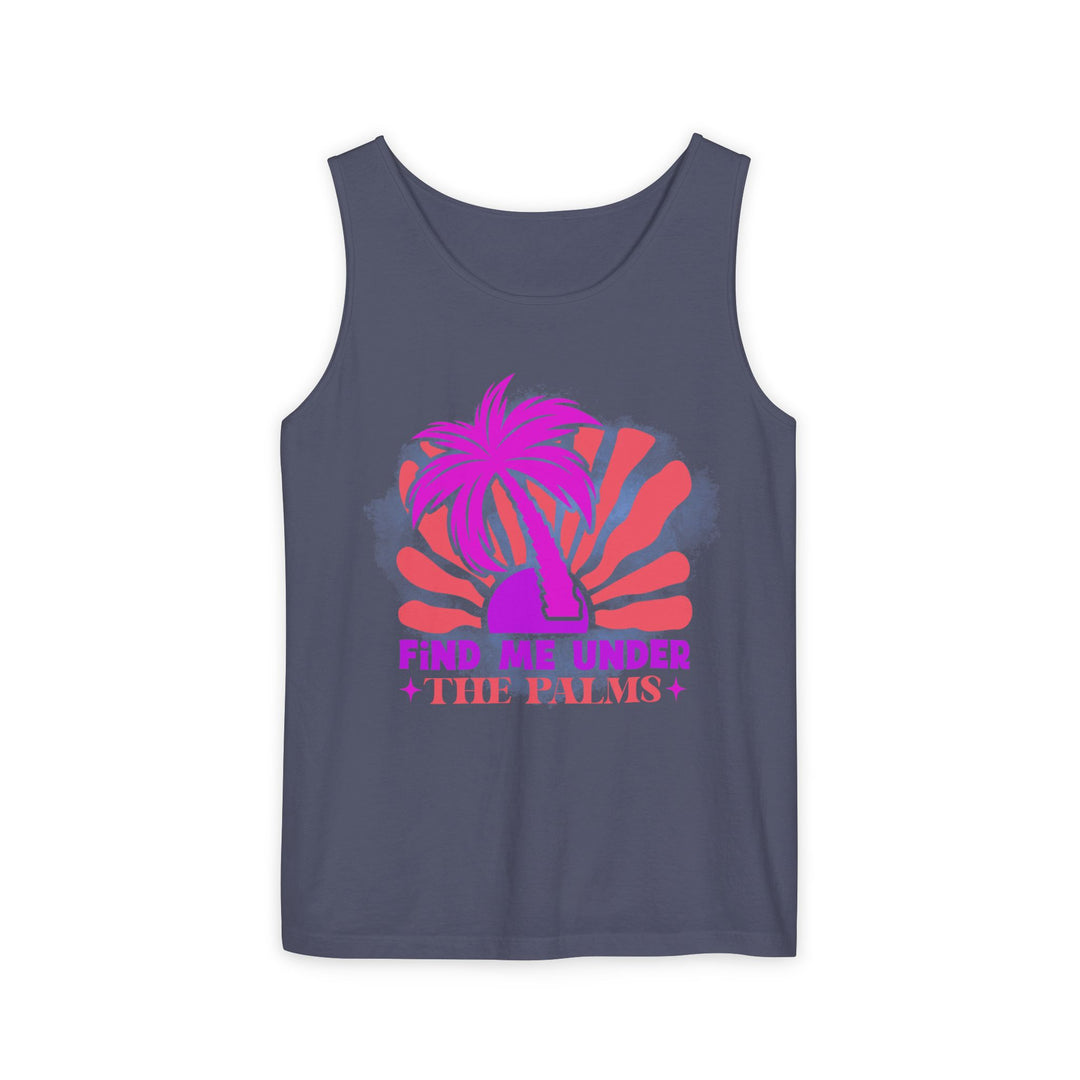 Tank Top - Playful and Summery Retro-Inspired Tank Top Printify Denim S