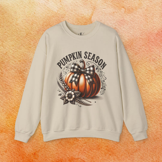 Pumpkin Season: Coquette Fall Sweatshirt