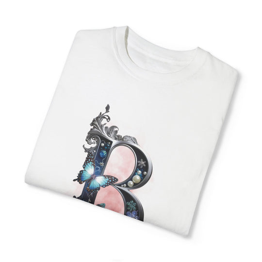 Letter B Elegant and Feminine T-shirt T-Shirt Printify