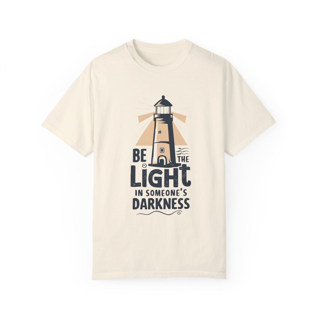 Lighthouse Inspirational Tee T-Shirt Printify Ivory S