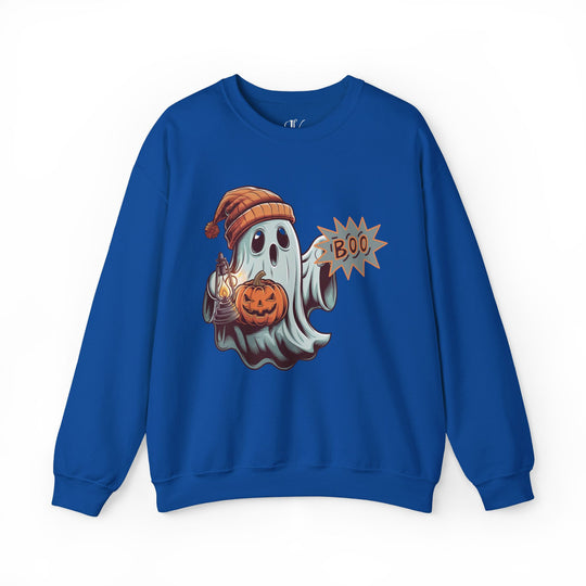 Boo! Cute Ghost Halloween Sweatshirt