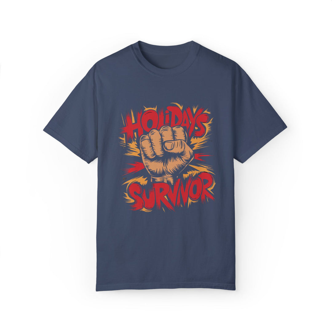 Survivor Unisex T-shirt - HOLIDAYS SURVIVOR T-Shirt Printify Midnight S