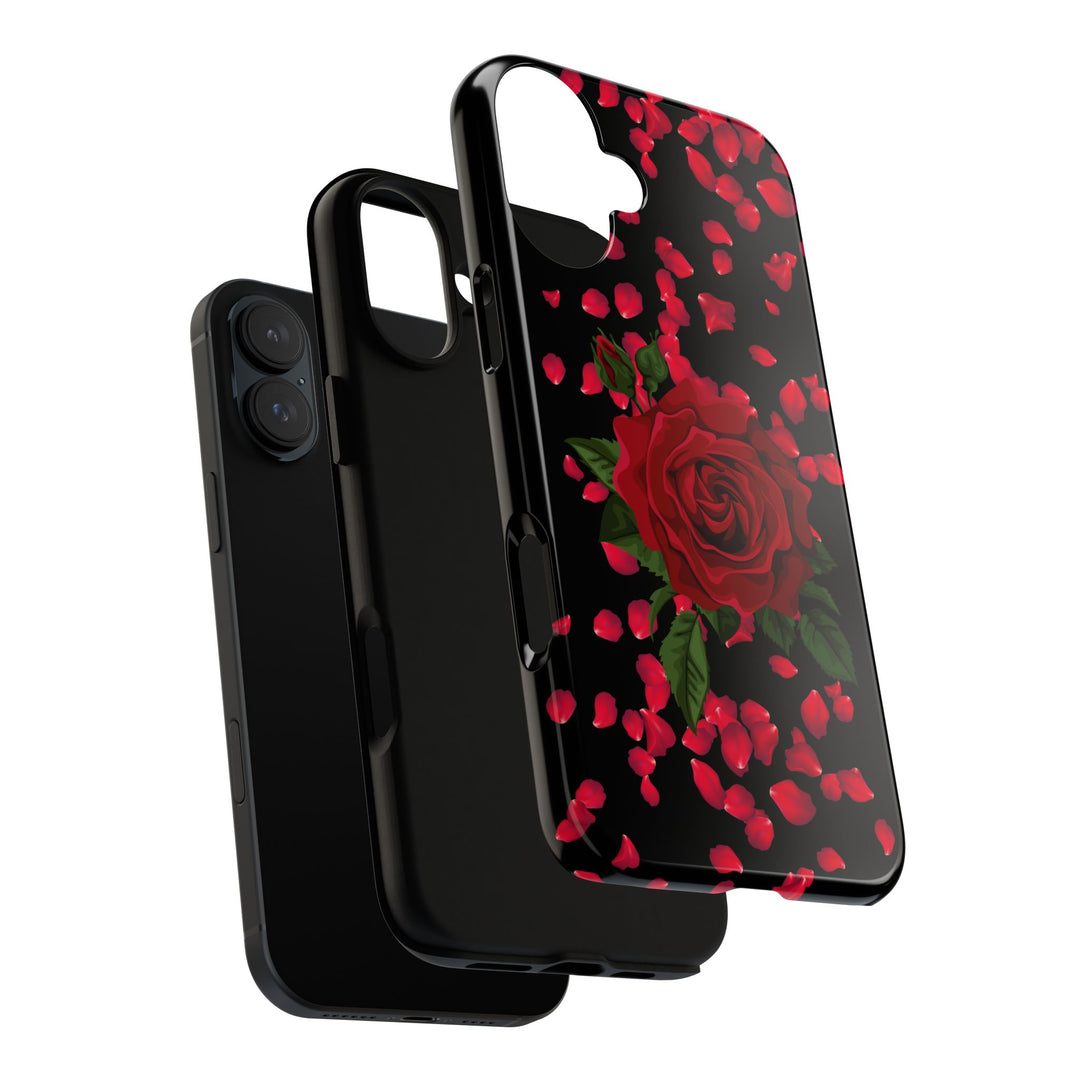 Phone Case - Red Rose Romantic Case Phone Case Printify