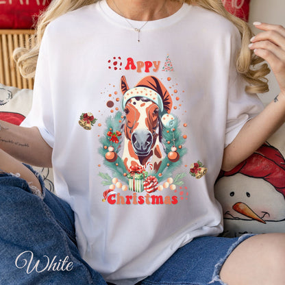 Appaloosa Gift, Appaloosa Tee, Christmas Horse T-shirt, Appaloosa Horse T-Shirt   