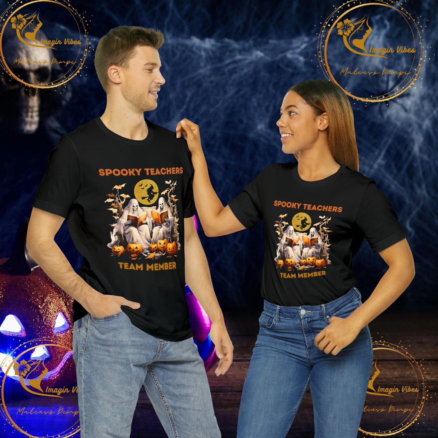 Spooky Teachers Team Member Unisex T-Shirt T-Shirt   
