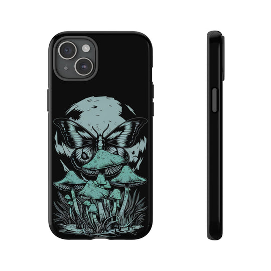 Dark Academia Tough Cases - Ethereal Butterfly and Moon Phone Case Printify iPhone 15 Plus Glossy