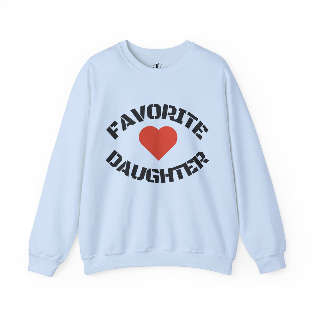 Favorite Daughter Sweatshirt Sweatshirt Printify S Light Blue