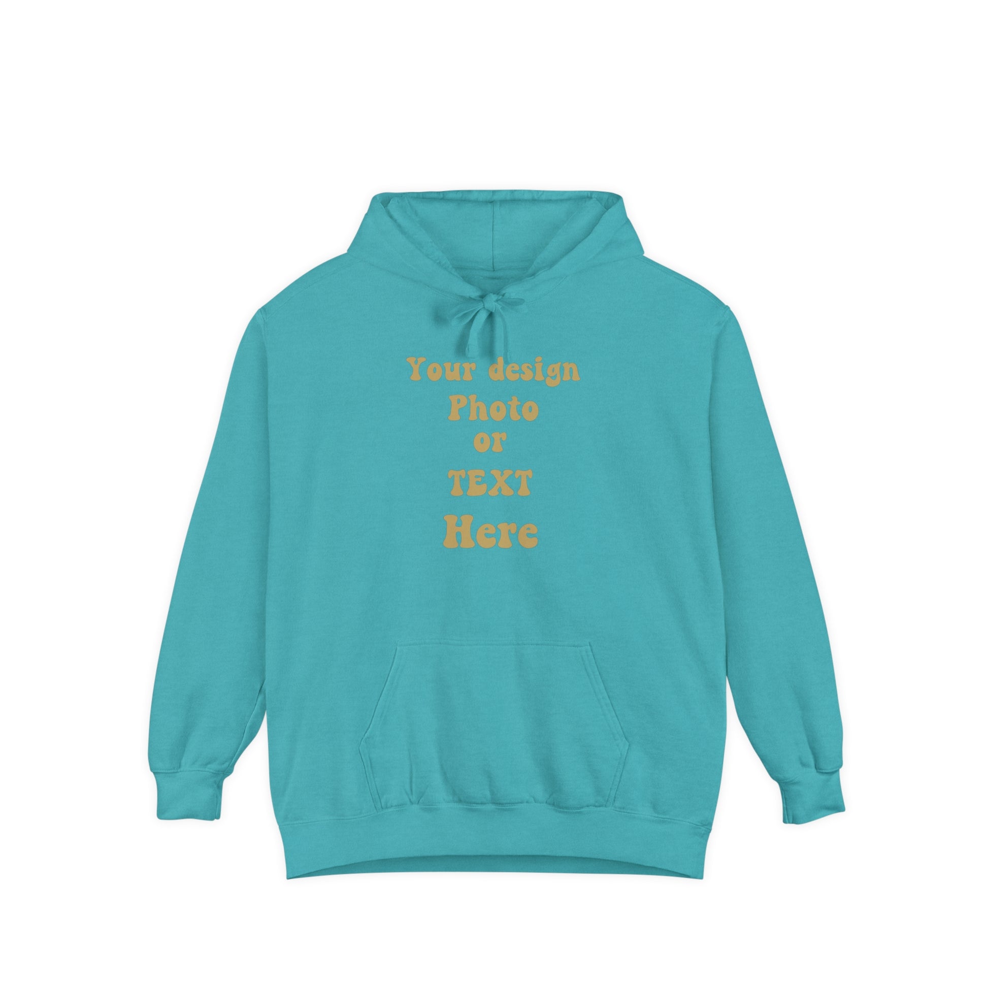 Luxury Hoodie - Personalize with Your Design, Photo, or Text | Greatest Comfort Hoodie Seafoam S 