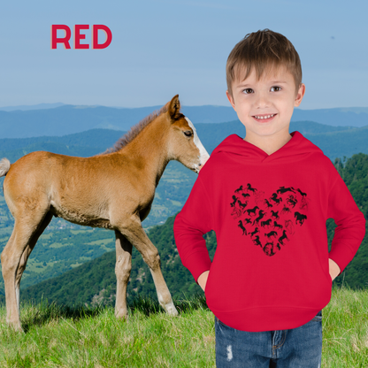 Horse Heart Hoodie | Horse Lover Tee - Horses Heart Toddler - Horse Lover Gift - Horse Toddler Shirt - Equestrian Tee - Gift for Horse Owner Kids clothes   