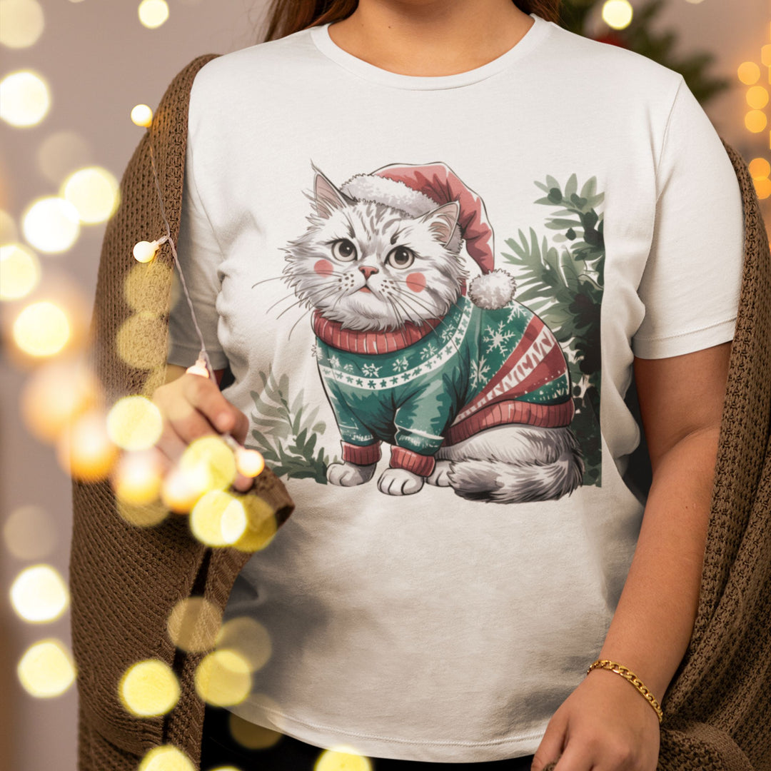 Christmas Cat Tee
