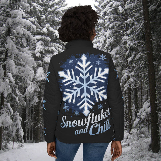 Snowflakes and Chill Puffer Jacket