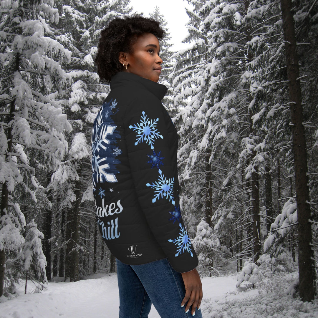 Snowflakes and Chill Puffer Jacket