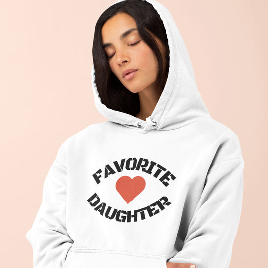 Favorite Daughter Hoodie Hoodie Printify White M