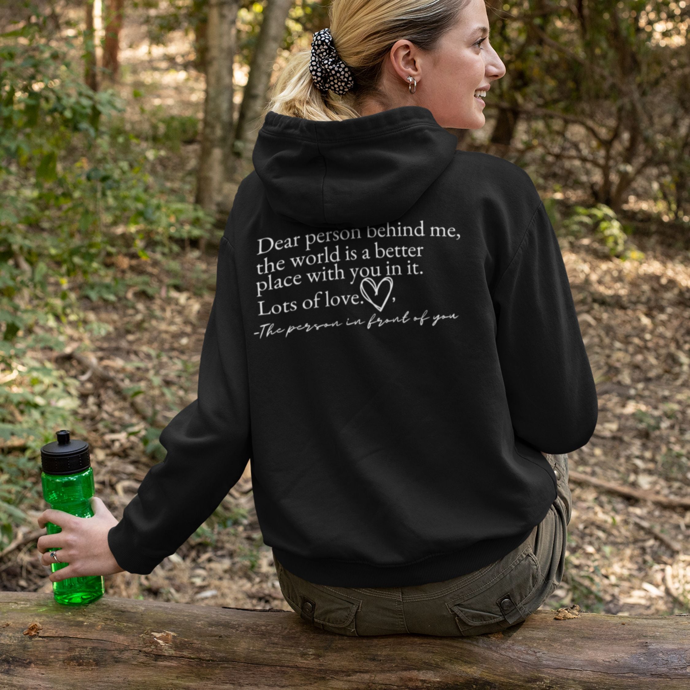 Dear Person Behind Me Hoodie Hoodie Printify